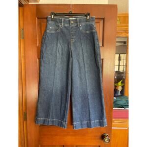 SPANX CROPPED WIDE LEG JEANS petite medium